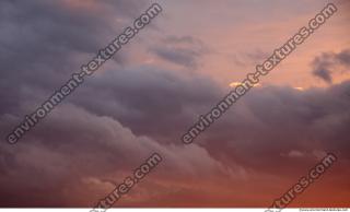 free photo texture of sunset clouds